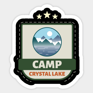 Camp Crystal Lake Faux Patch Sticker